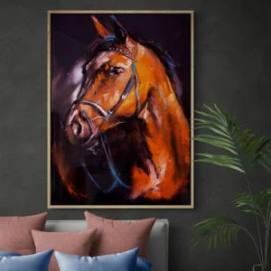 Bedroom with large tropical plant 27