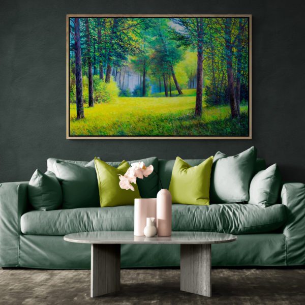 Bright Living Room With Sofa And Coffee Table 2