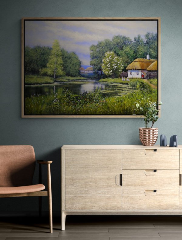 Chair Next To Solid Wood Cabinet Scaled