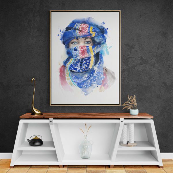 Hallway With Modern White Cabinet