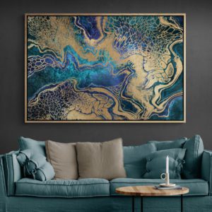 Open plan industrial style living room 1