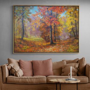 Open plan industrial style living room 8