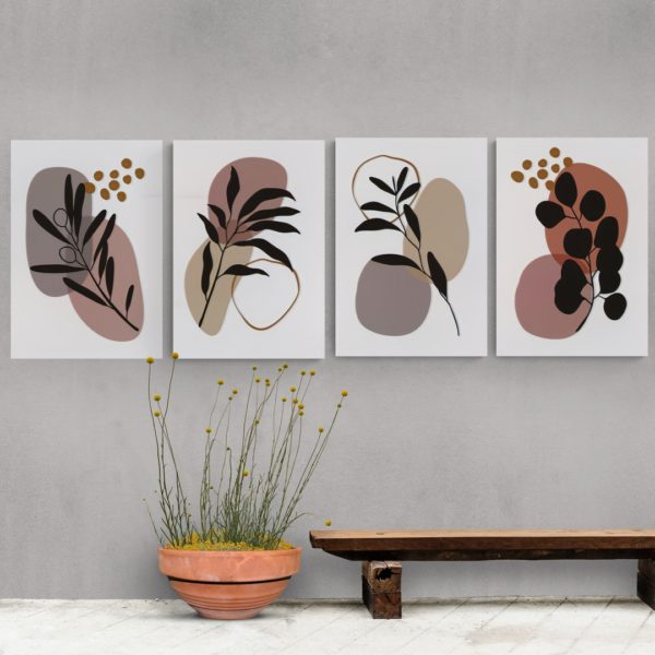 Tableau Tendance Moderne 1 Outdoor Wall And Plants 1