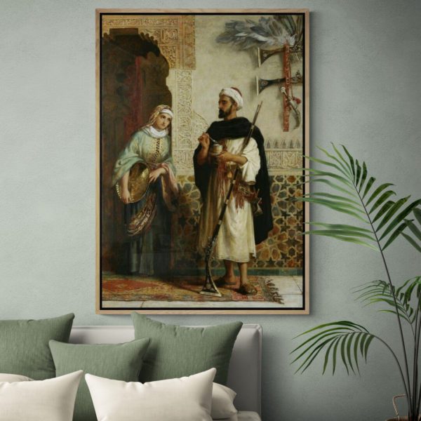 Bedroom With Large Tropical Plant 2