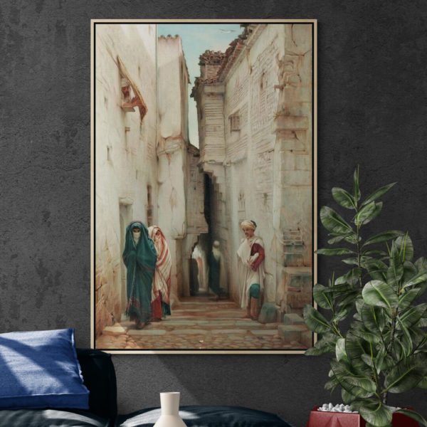 Tableaux Traditionnels 1 Modern Living Room With Tropical Plants 3