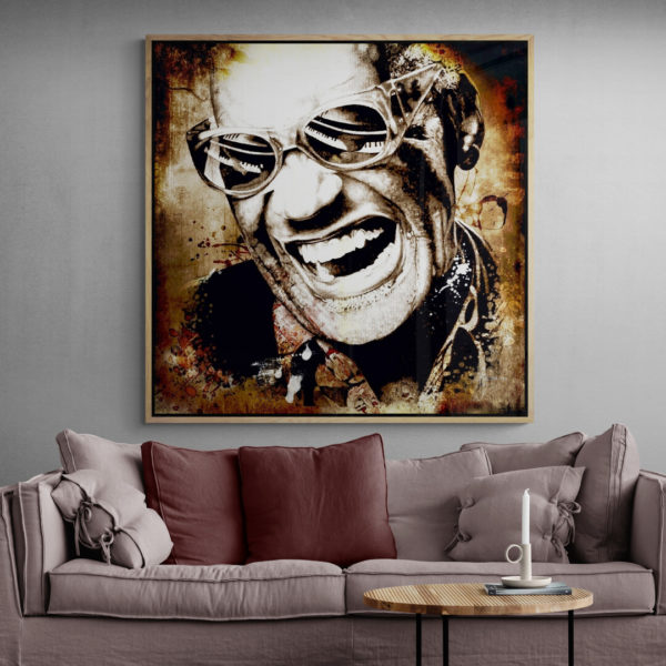 Tableaux Artistiques 1 Open Plan Industrial Style Living Room 4