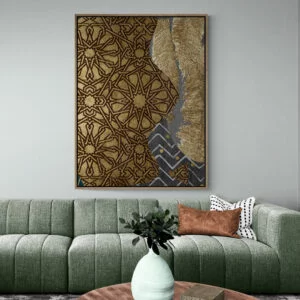 Tableau De Mystère Doré