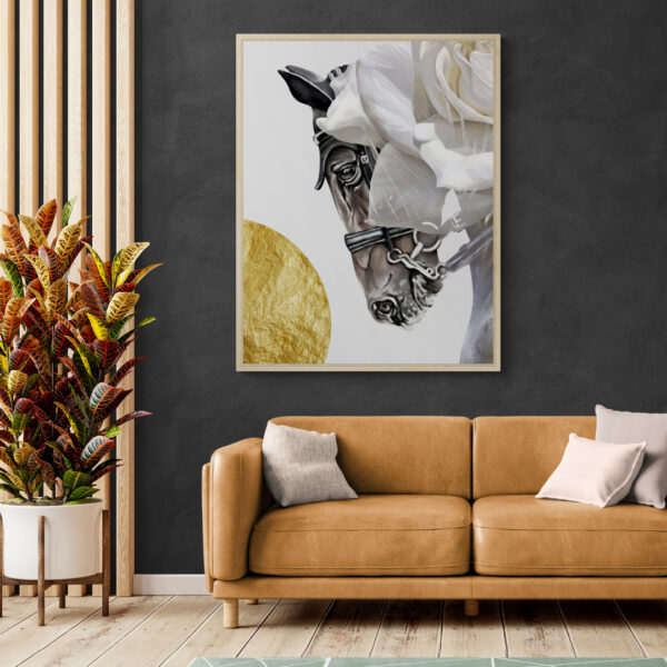 Tableau Élégance Équestre 1 Tableau Élégance Équestre