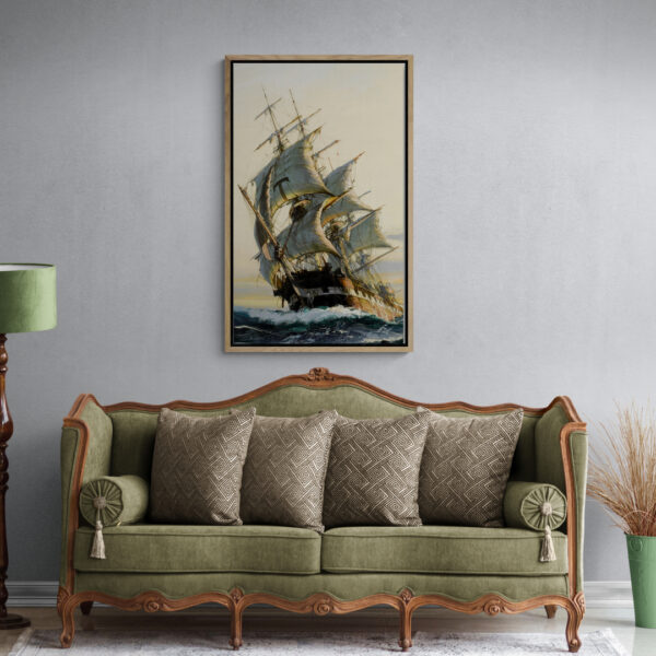 Tableau D'Élégance De Voilier