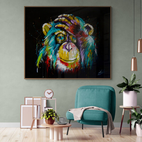Tableau De Singe Coloré