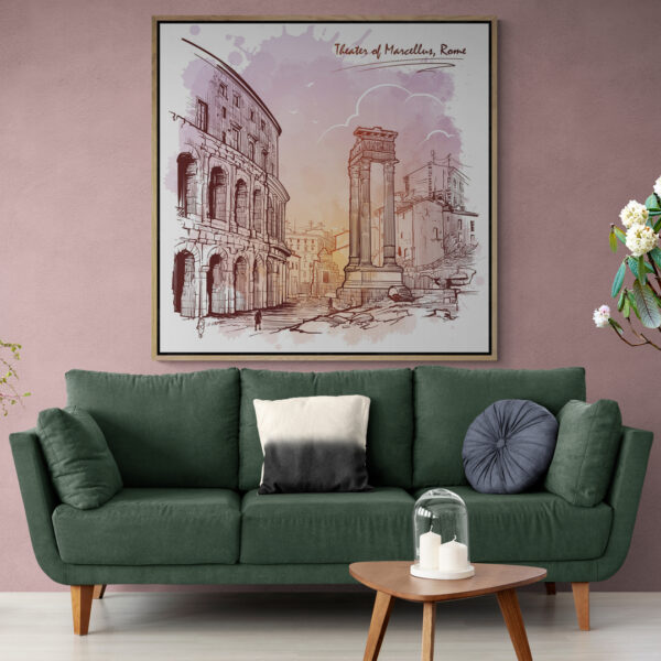 Tableau De Esquisse De Ruines Historiques 1 Tableau De Esquisse De Ruines Historiques