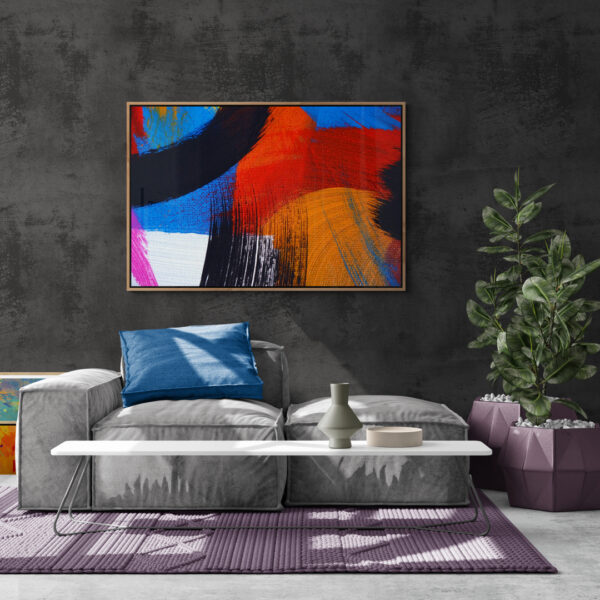 Tableau D'Élégance Abstraite