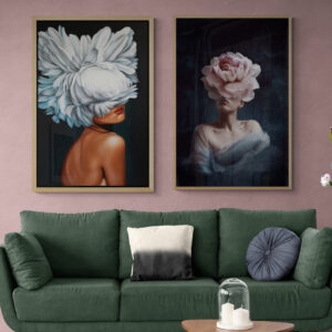 Tableau D'Élégance Florale En Duo