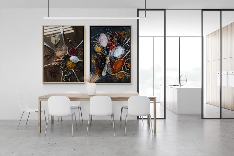Modern Minimal Dining Room Interior
