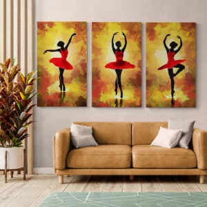 Tableau De Ballet En Silhouette