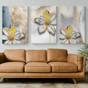 Tableau De Triptyque De Sérénité