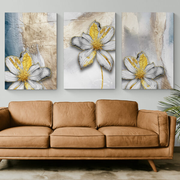 Tableau De Triptyque De Sérénité