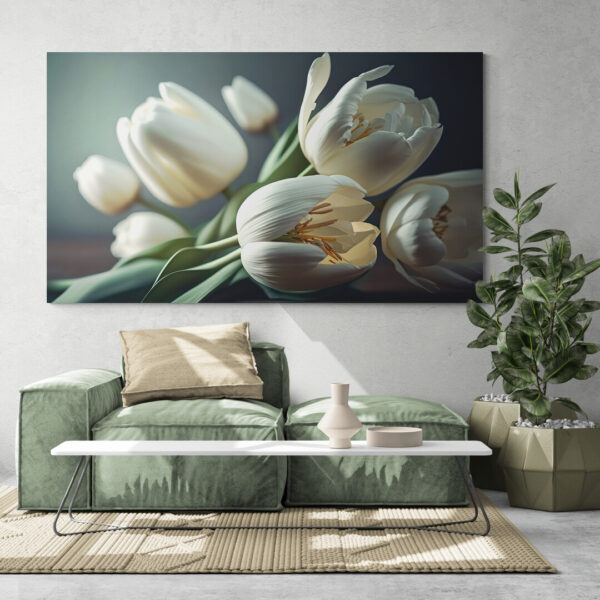 Tableau De Lune Fleurie