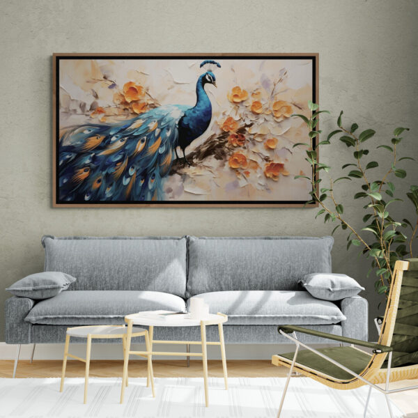 Tableau De La Majesté Du Paon