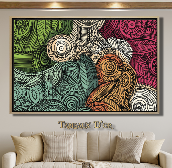 Tableau D'Élégance Colorée 1 Tableau D'Élégance Colorée