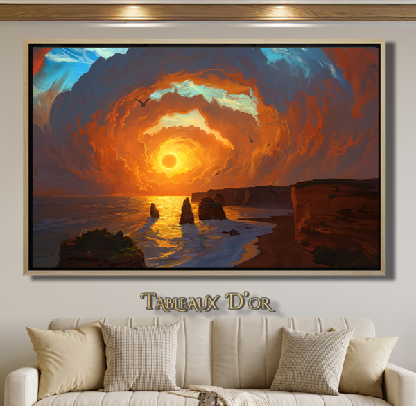 Tableau De Coucher De Soleil