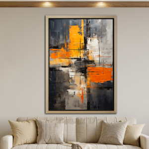 Tableau de Réflexions abstraites