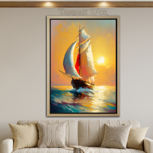 Tableau de Naviguer vers l'horizon