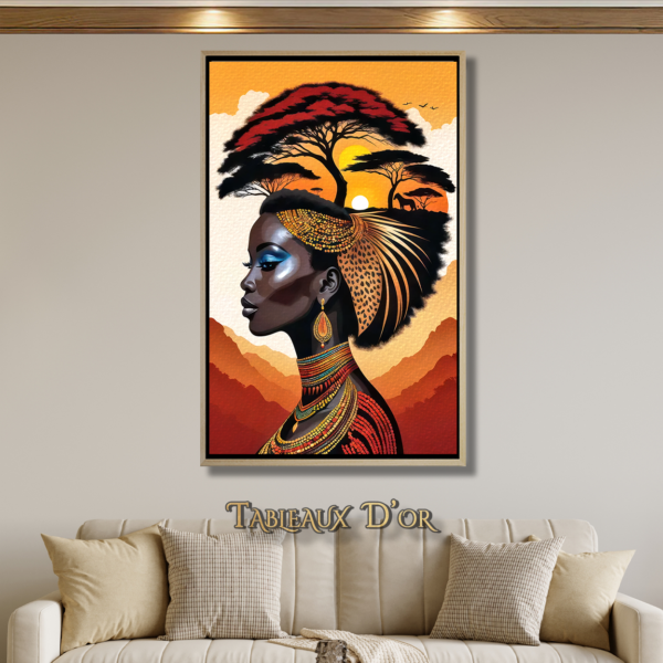 Tableau De Éclat Africain