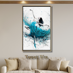 tableau de Ballerine en bleu