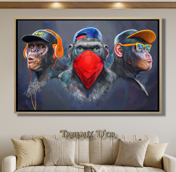 Tableau De Singes Contemporains