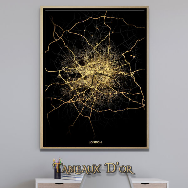 Golden London Map 2025